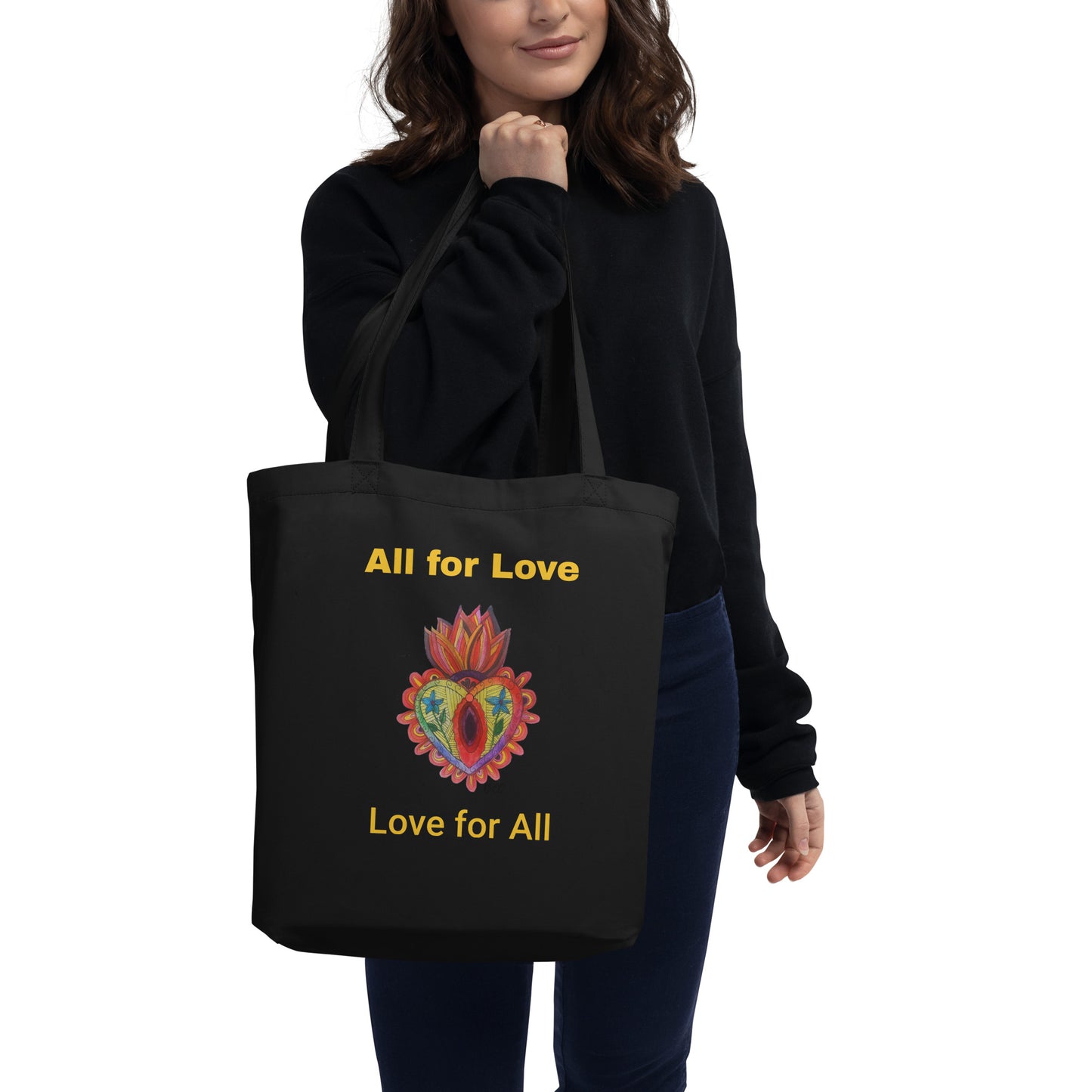 Sacred Heart Eco Tote Bag